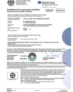 Modul-D Zertifikat